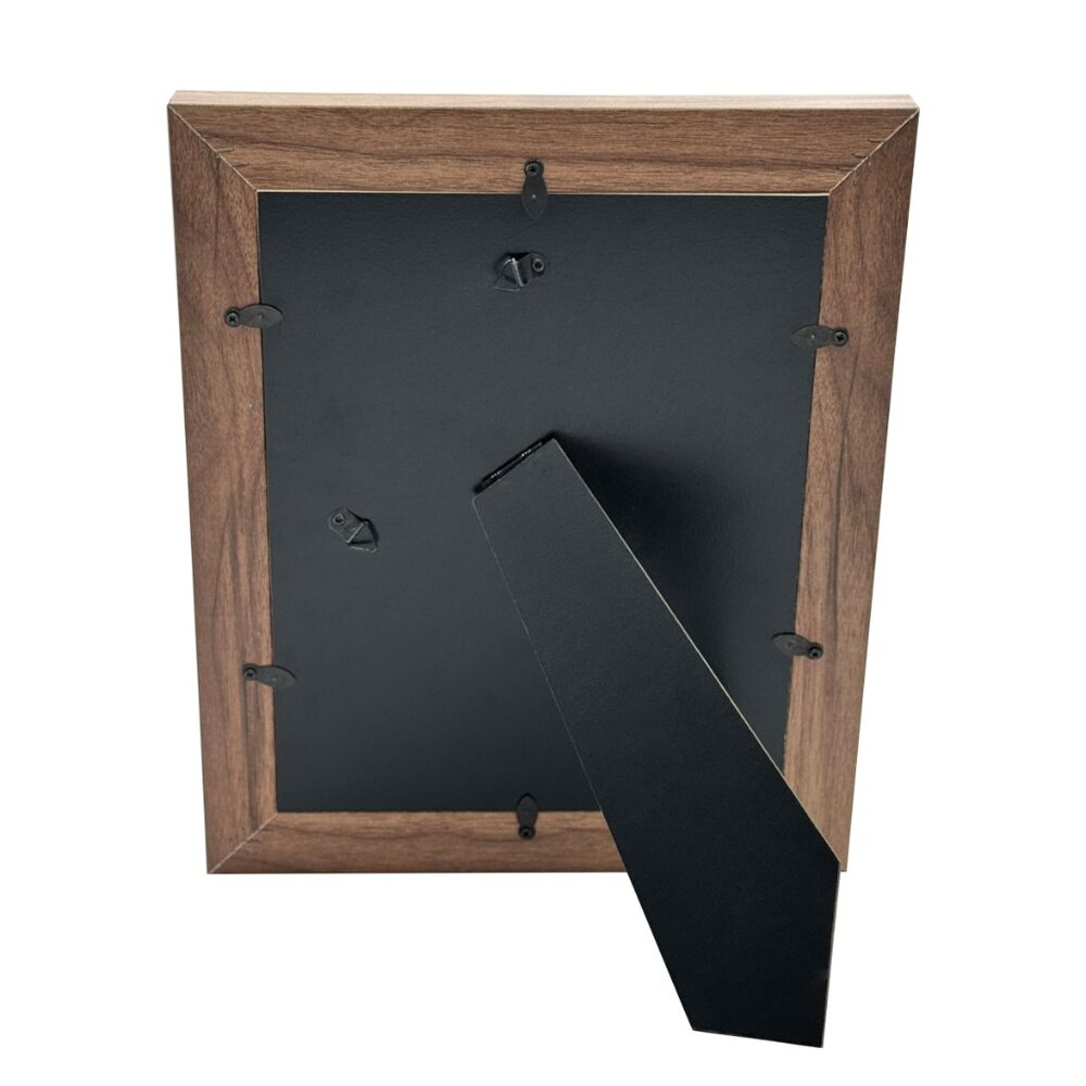 Dark Wood Tabletop Picture Frame 8x10 - Picture 2 of 3